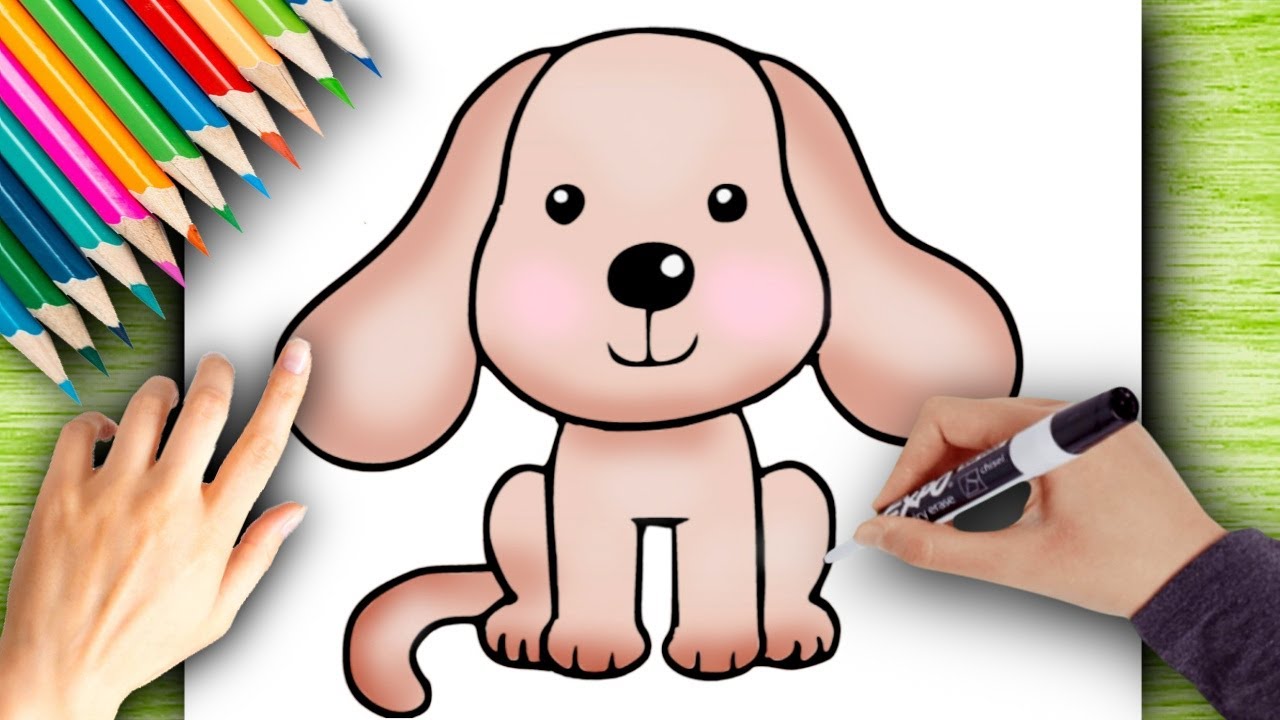 COMMENT DESSINER UN CHIOT MIGNON ÉTAPE PAR ÉTAPE FACILEMENT