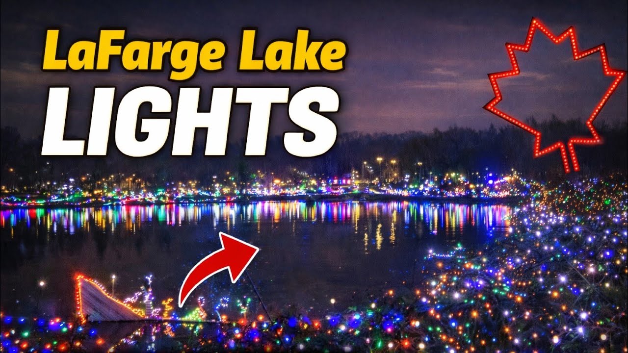 LaFarge Lake Lights 2026 🎄 Magical Holiday Walk Around the Lake | Christmas Light Display
