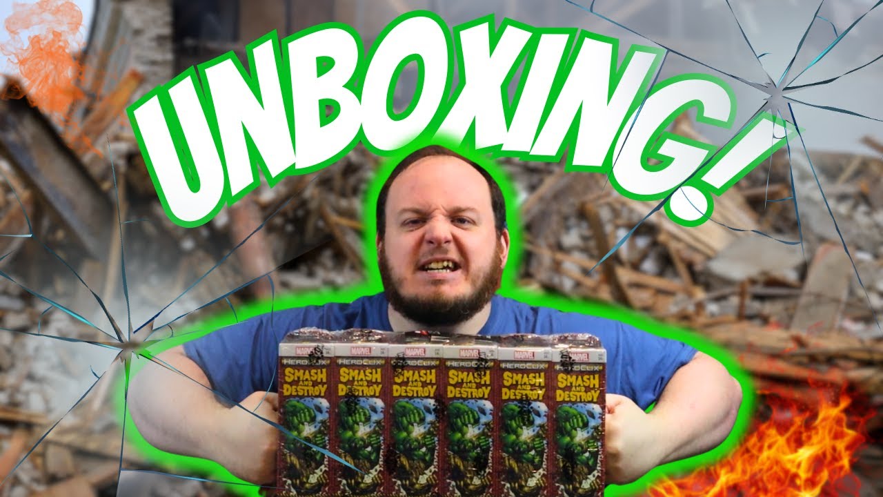 Unboxing a Brick of the NEW Smash and Destroy Heroclix Set!