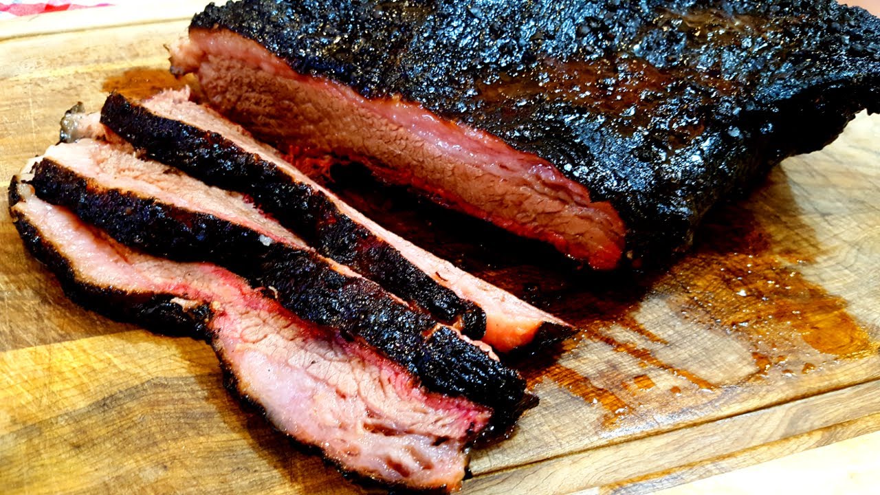 Texas Smoked Brisket - Spicy, Tender, and Delicious