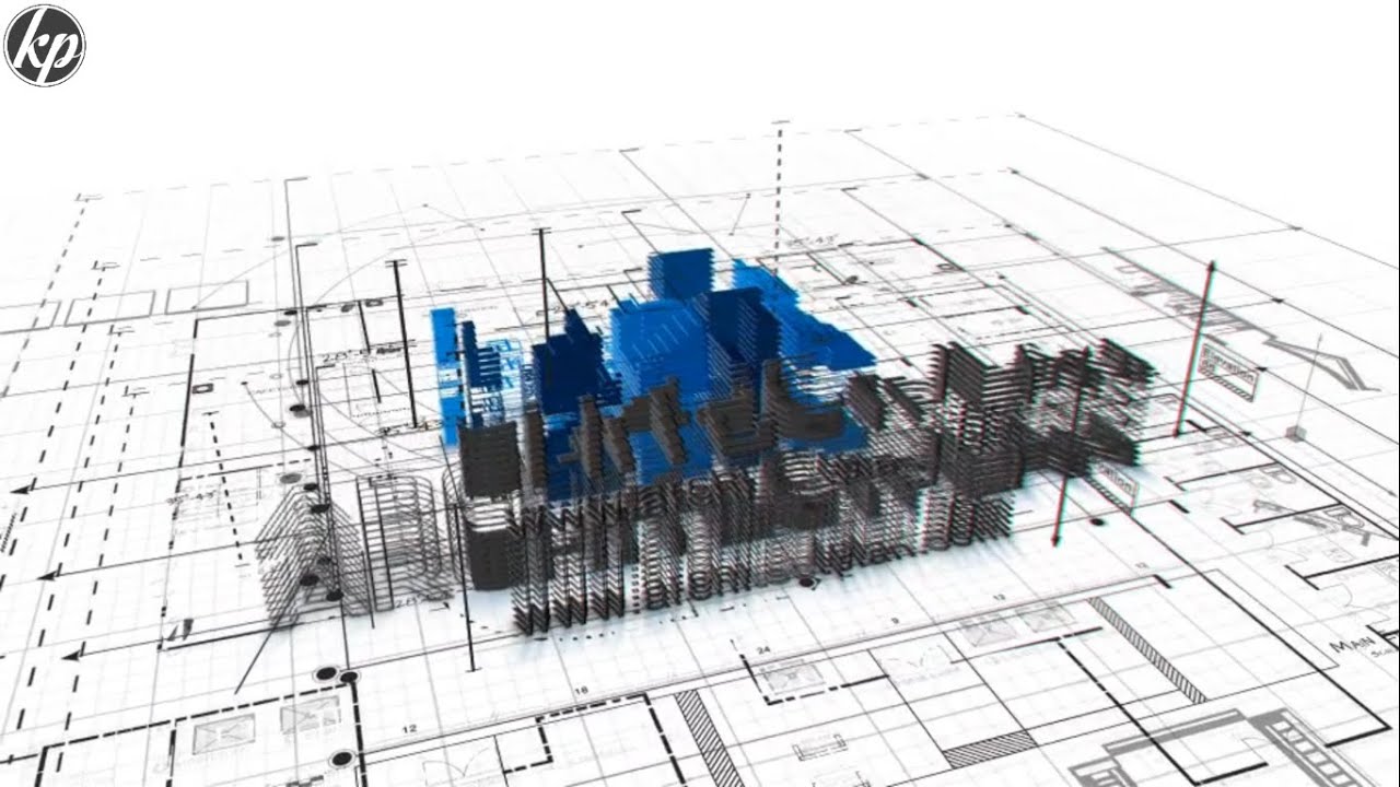 Elegant Architect Logo Reveal Animation | No Plugins - After Effects | Kumawrpadcantla