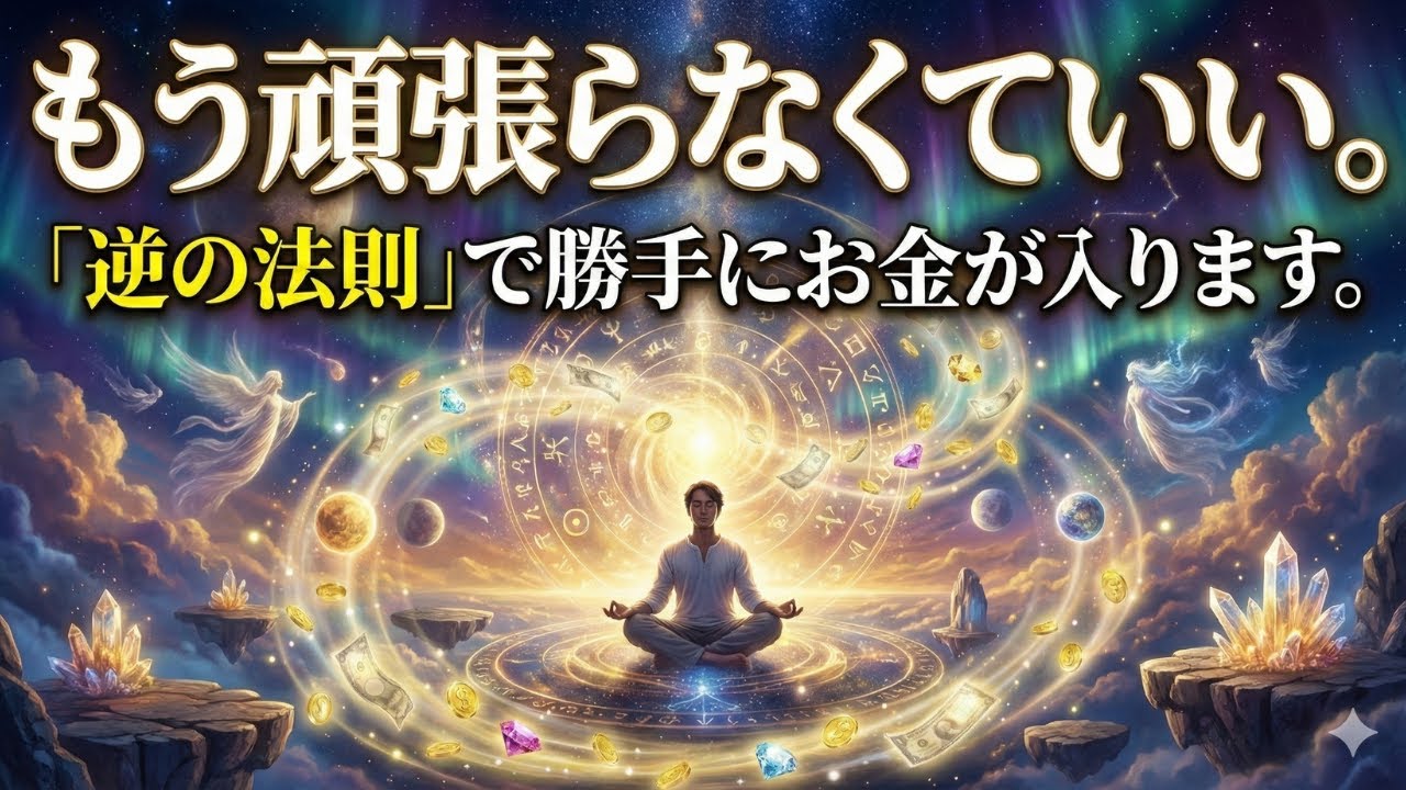 【奥義】なぜ願うほどお金は逃げるのか？魔女だけが知っている「逆の法則」全てが勝手に動き出す現実創造のからくり【引き寄せの法則】
