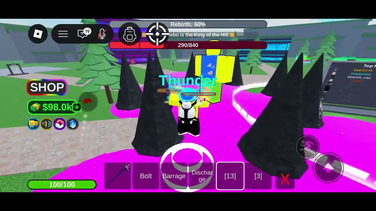 Elemental tycoon grind