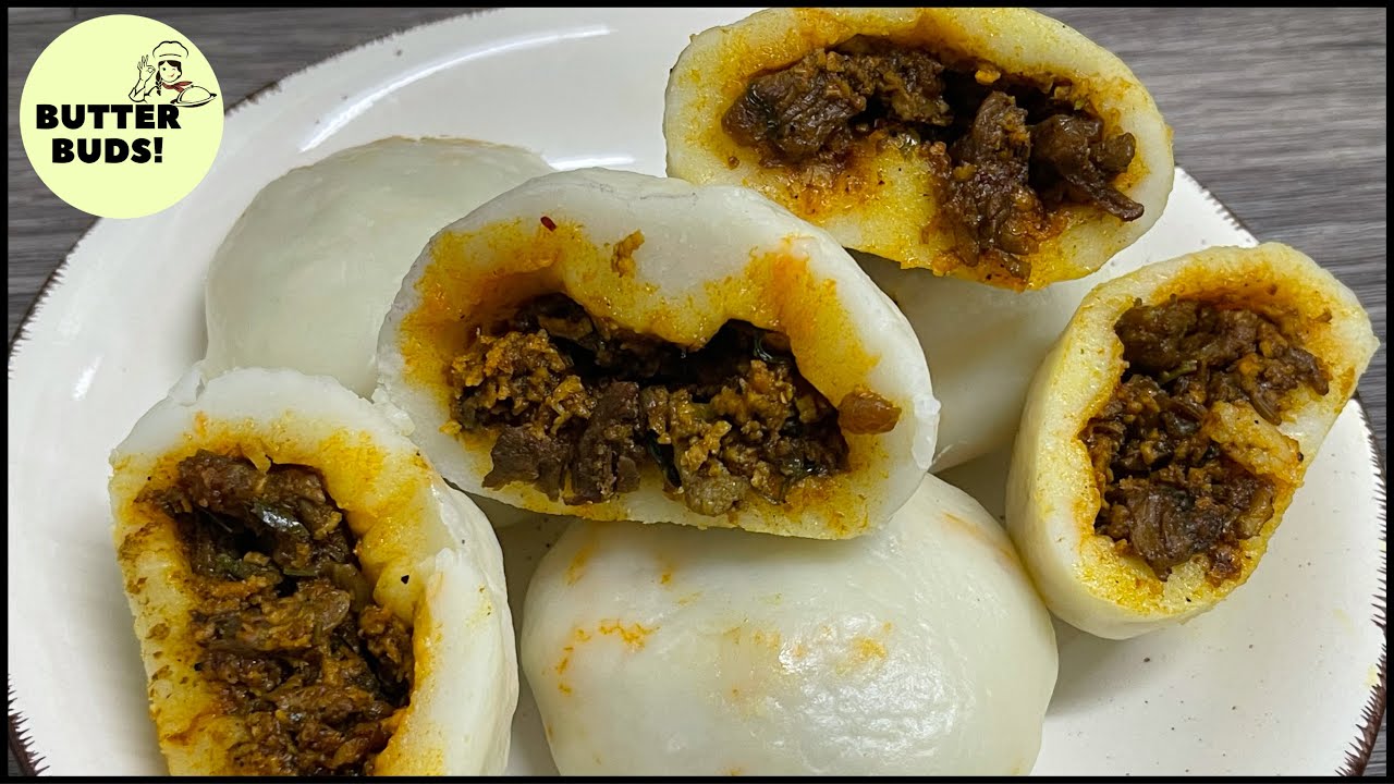 Rice flour dumplings recipe | Steamed rice balls | Beef stuffed rice balls I Healthy Breakfast