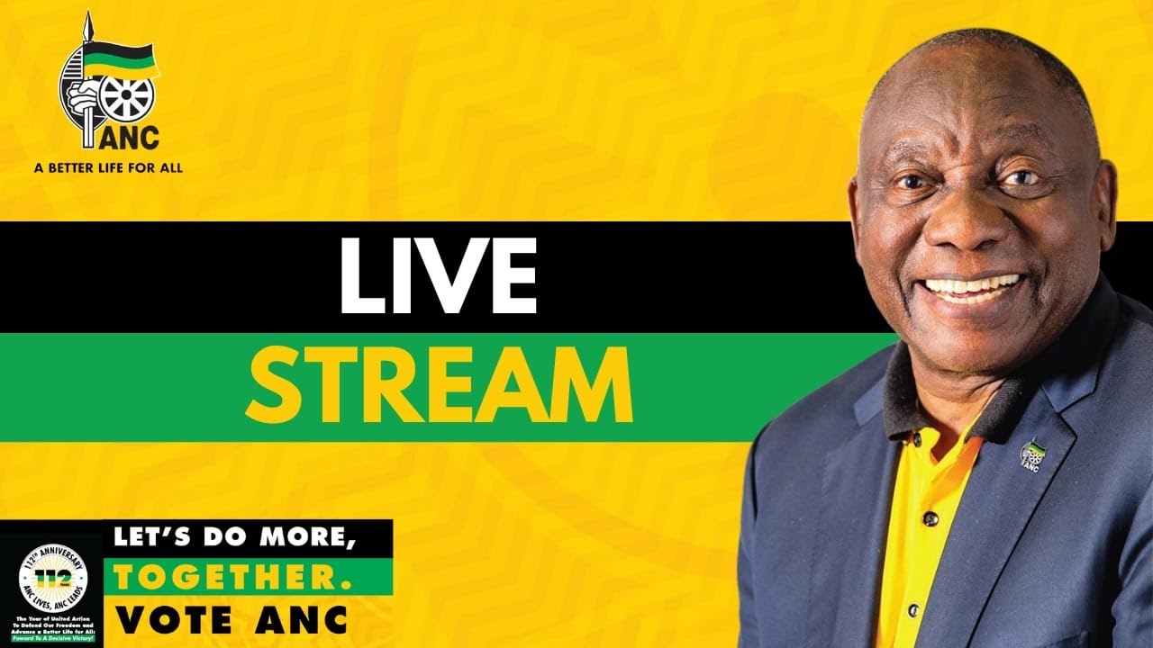 ANC President cde Matamela Cyril Ramaphosa addresses the community in Atteridgeville, Tshwane. #V…