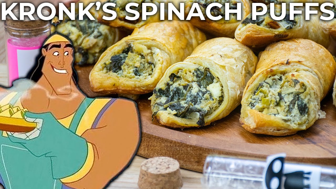 Kronk’s Spinach Puffs from The Emperor’s New Groove ✨ Fictional Feasts