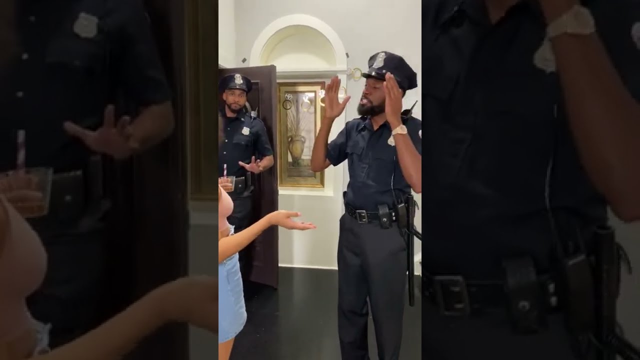 When the wrong cops go to a house for a noise complaint!