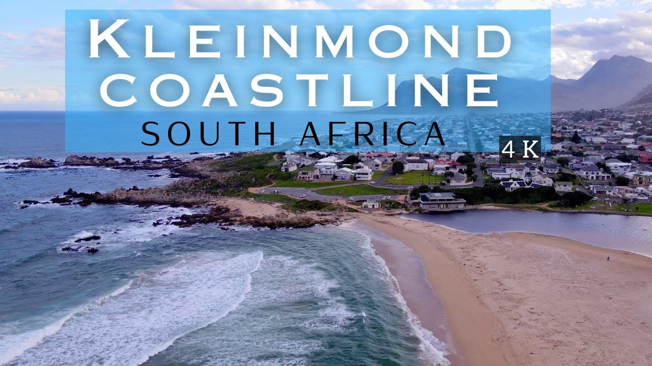 Kleinmond Scenic Coastal Town & Coastline (Aerial 4K)