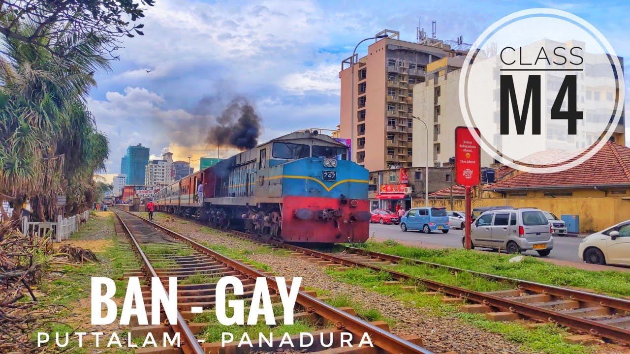 The Helicopter Beat. MLW made Class M4 locomotive running as an office train. (Bangadeniya)