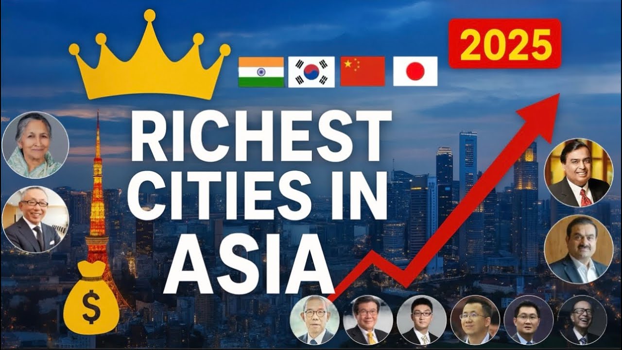 Top 10 Richest Cities in Asia 2025 (Ranked by Millionaires)
