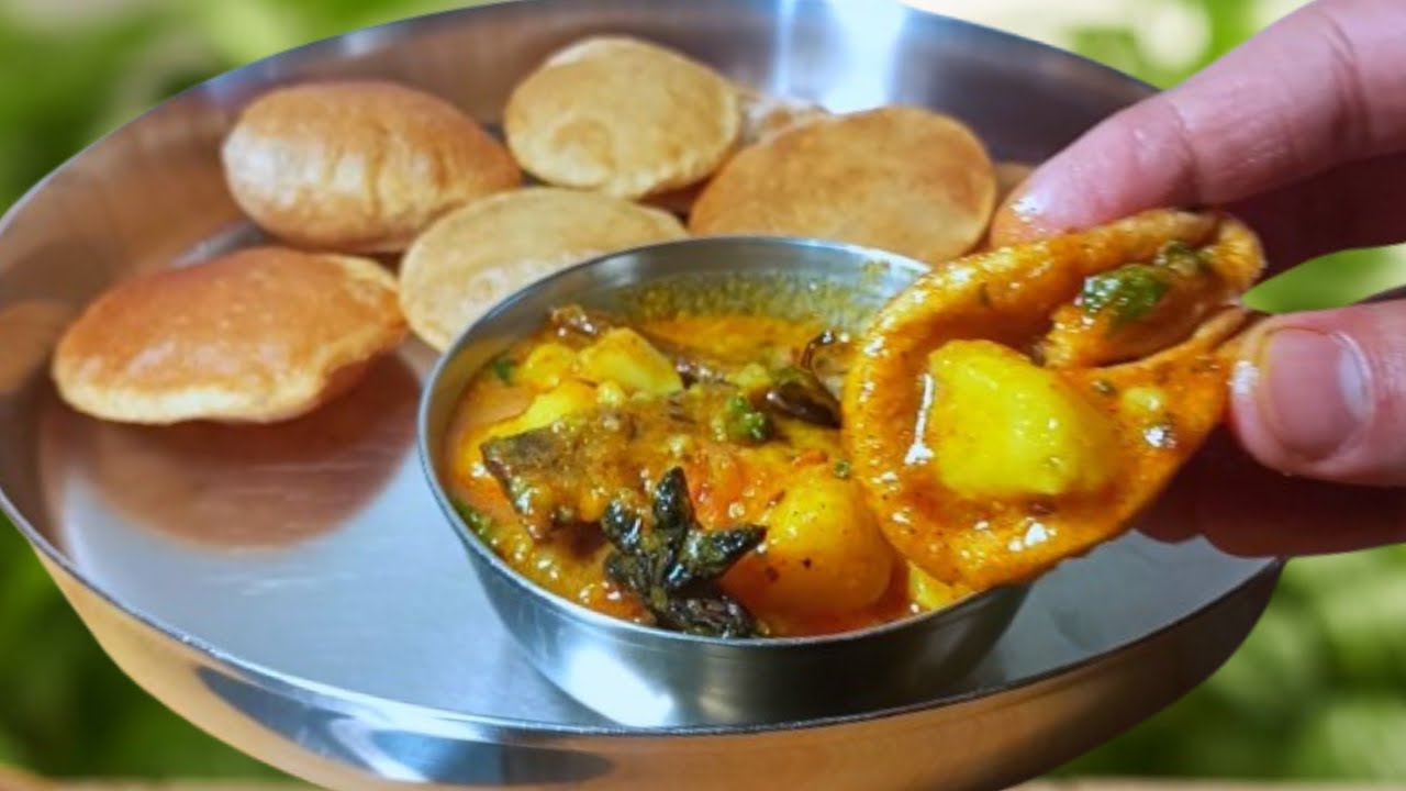 Bhandare wali alloo sabji n puri | ऐसी आलू की रेसिपी, जिसका स्वाद रहता है महीनो तक याद 😋😋