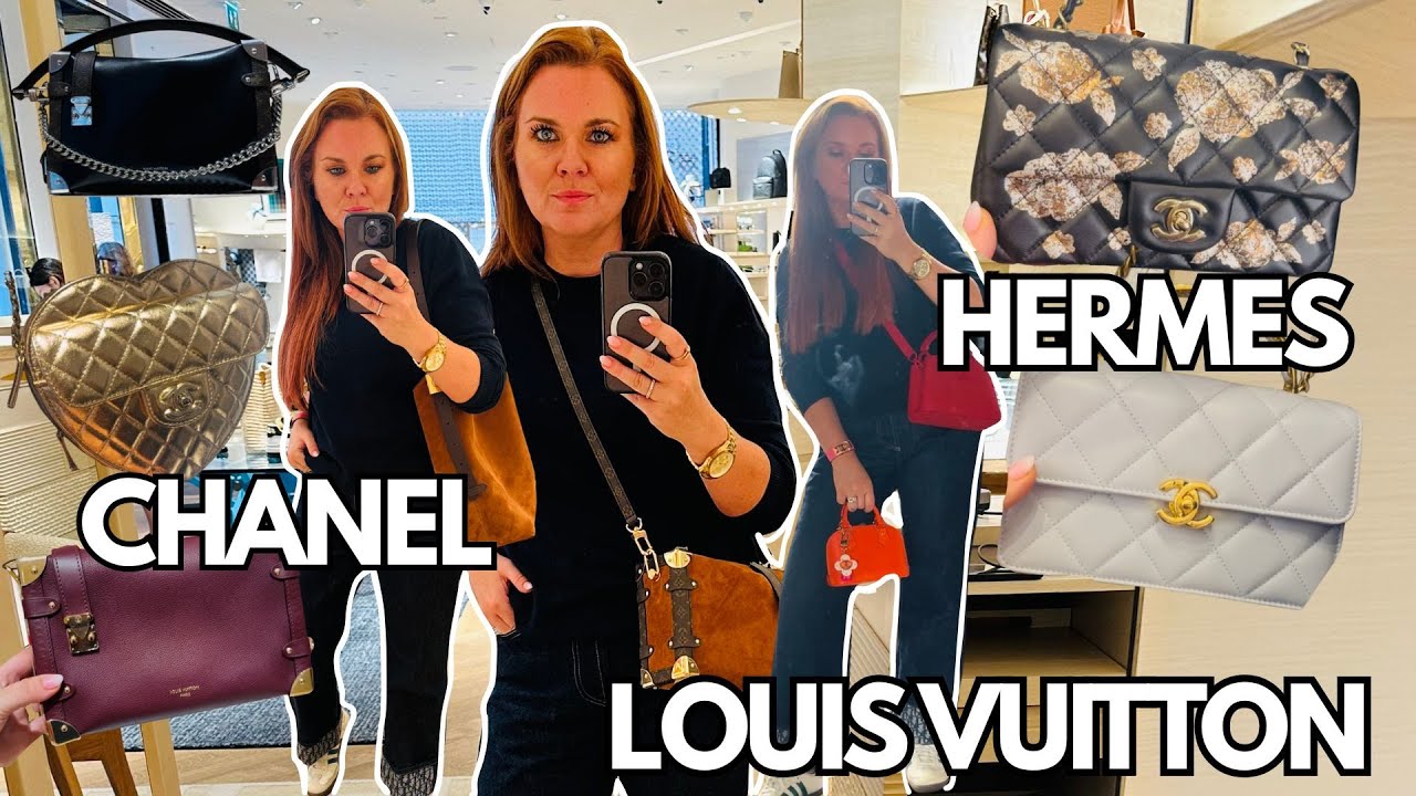 LUXURY SHOPPING VLOG DUBLIN! Hermes, Chanel, Louis Vuitton & Robbie Williams!