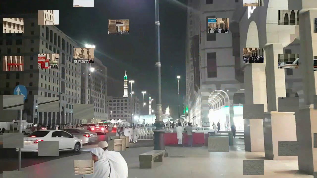 Masjid-E-Nabvi | Hotels | Streets | Night View | Hajj 2017 2