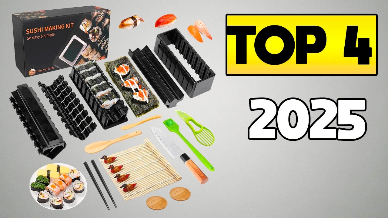 TOP 4 MEJORES SETS PARA HACER SUSHI EN CASA con la Mejor CALIDAD PRECIO de AMAZON 2025
