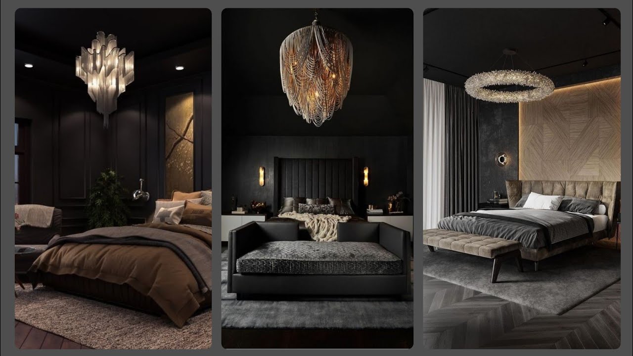 Luxury and Modern All Black Bedroom Aesthetic Ideas for 2022