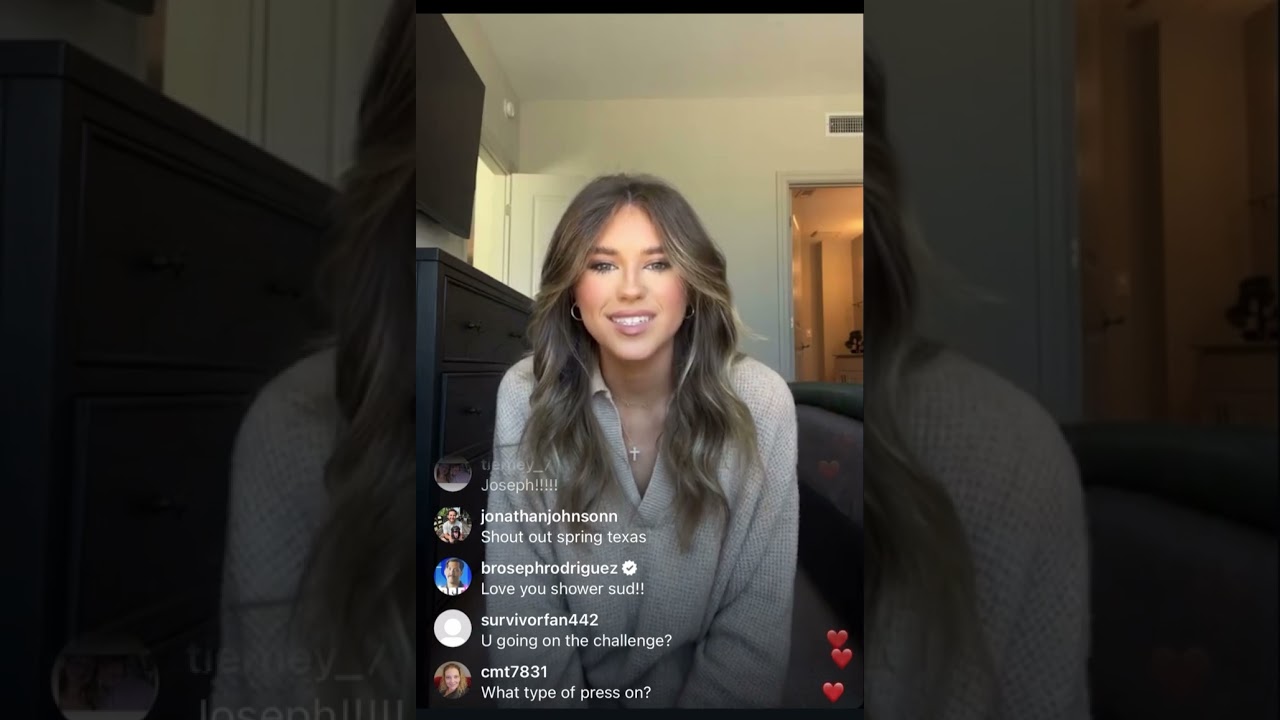 Makensy Manbeck IG Live October 20, 2024 Big Brother 26 #bb26