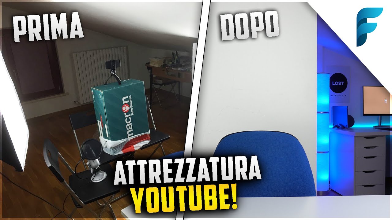 Cosa serve per INIZIARE su YouTube? - La mia ATTREZZATURA fino ad Oggi!