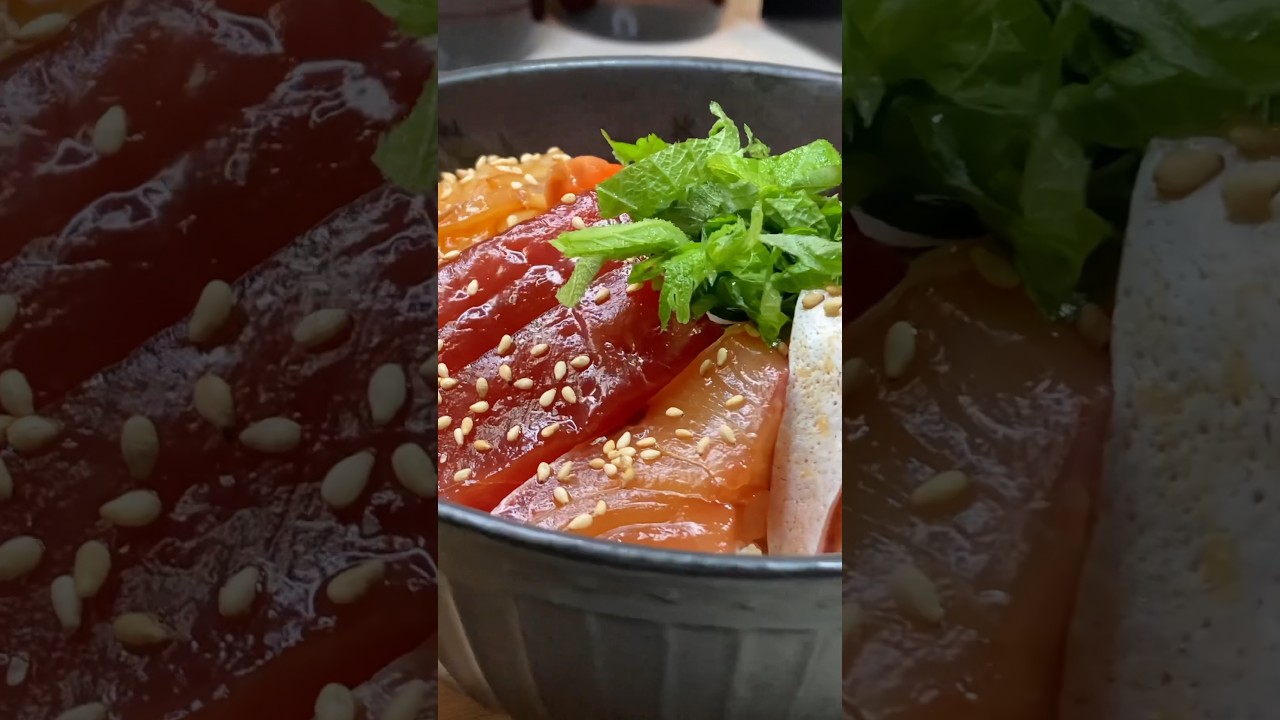 Easy zuke don :how I make with sake, mirin and soy sauce