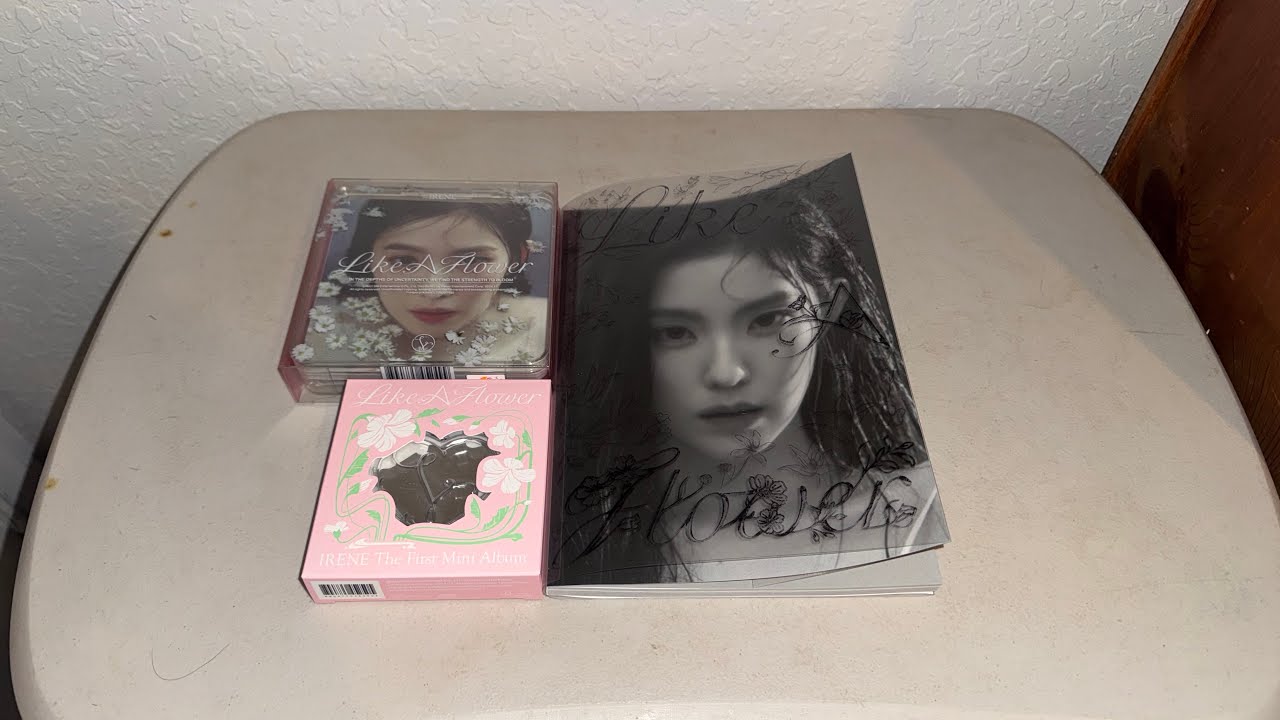Irene 1st Mini Album Like A Flower Unboxing (Photobook, Mirror, Case Ver + Ktown4u Pob)