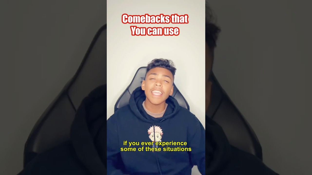 Comebacks that you can use&hellip;￼😂💀 #comedy