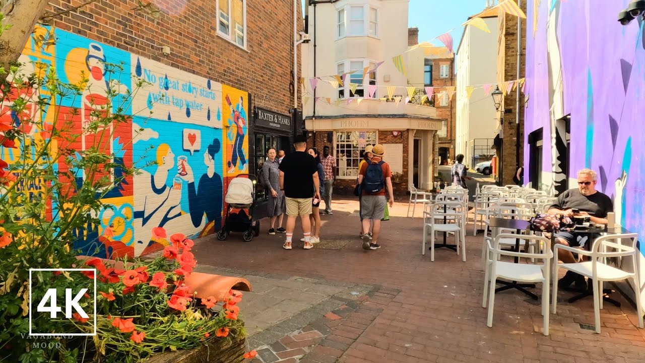 Brighton Sussex - England - 4K virtual walking tour - Britain's Most Popular Coastal Town - ASMR