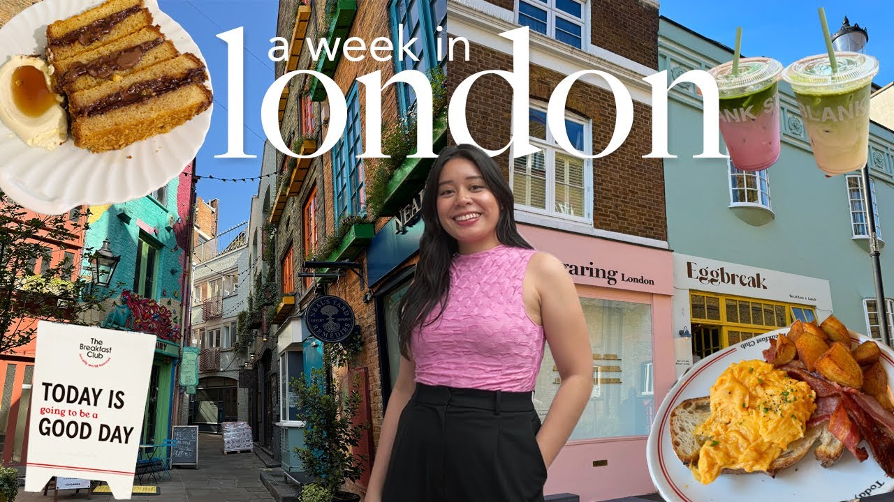 London England Travel VLOG 2025 | sightseeing, shopping, cafe hopping