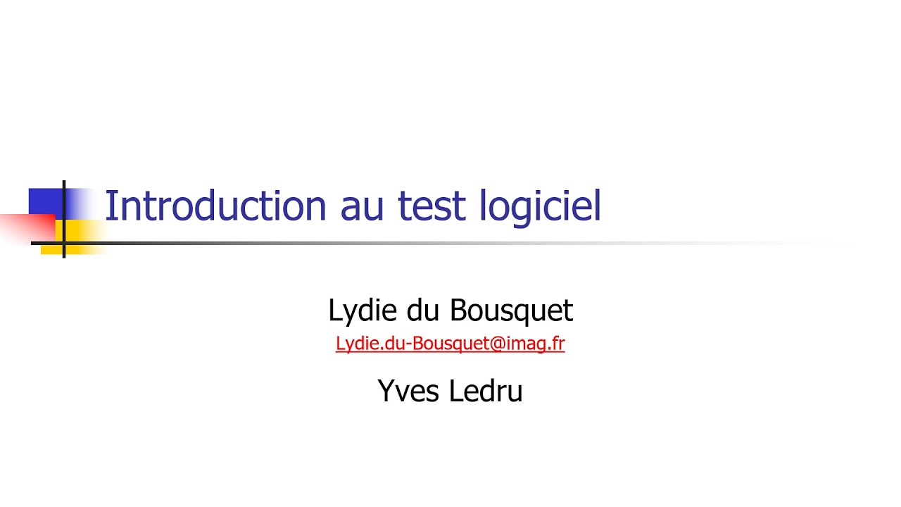 introduction au test logiciel