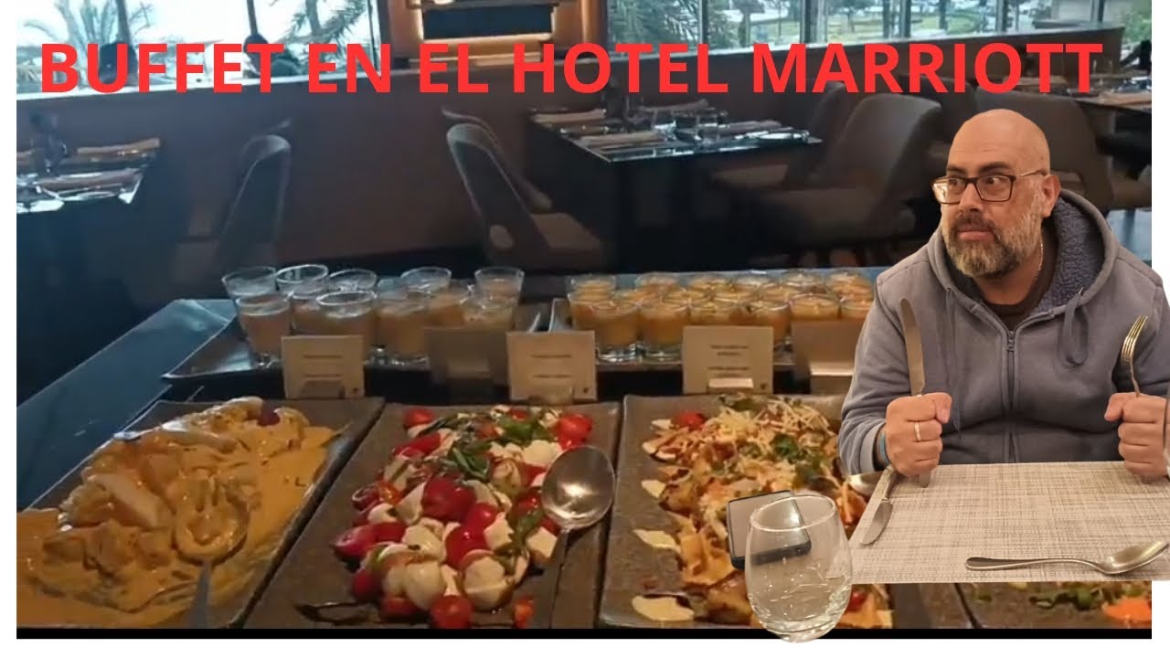 Buffet en el prestigioso Hotel Marriott.