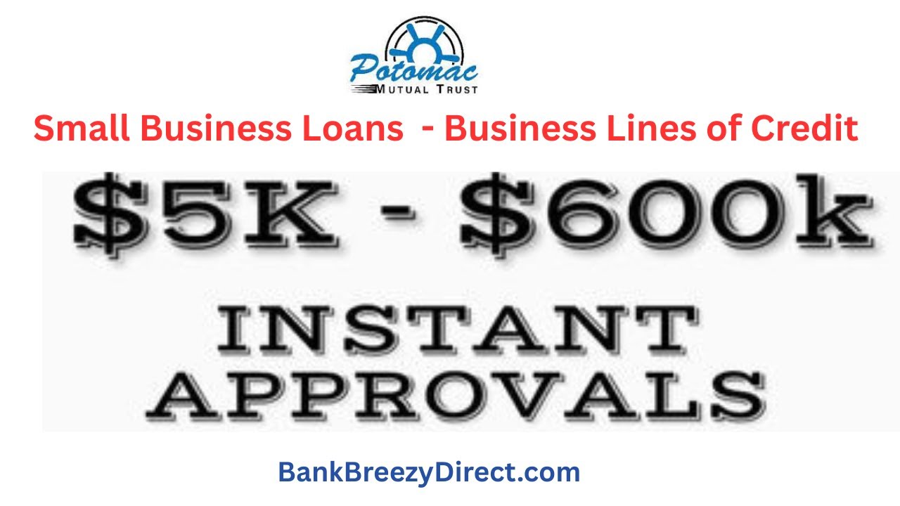 Small Business Loans: Business Lines of Credit - Business Funding - Potomac Mutual Trust