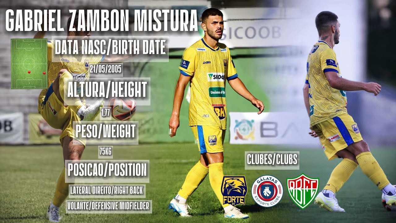 GABRIEL ZAMBON - LATERAL DIREITO/VOLANTE 2026