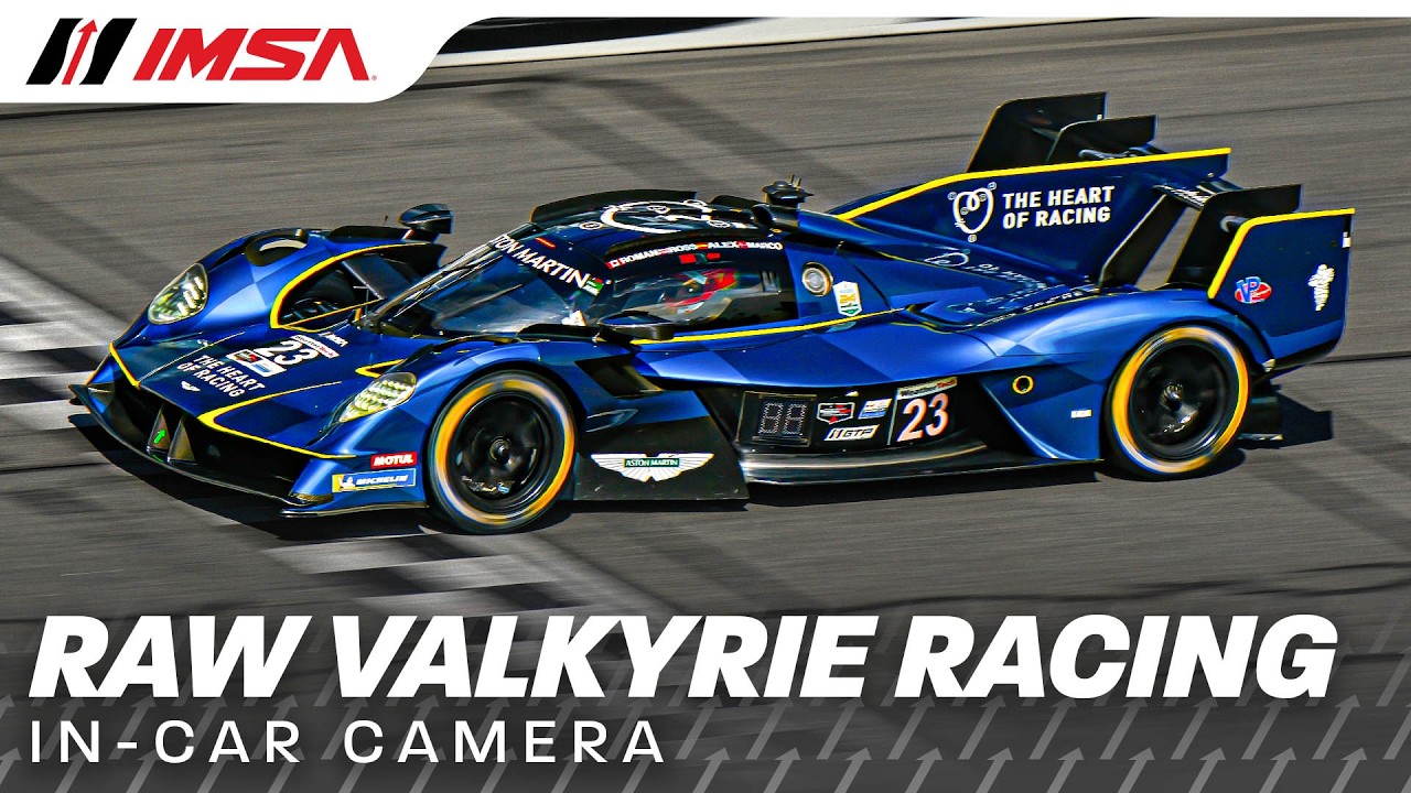 Raw V12 Sound! | In Car Audio of Aston Martin Valkyrie GTP | Rolex 24 At Daytona Night Practice