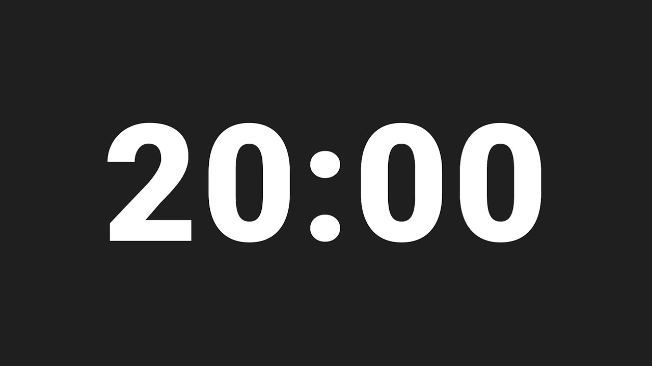 Timer 20 Minuti