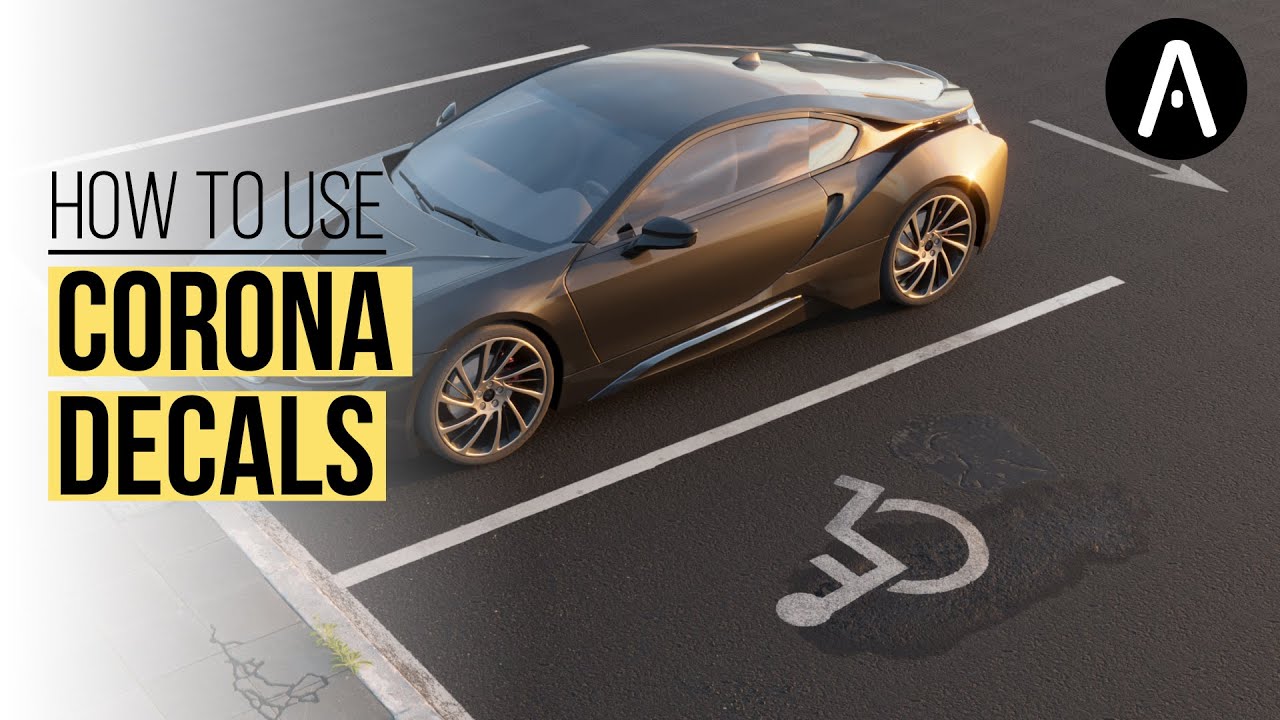 How to use the Corona Decals in Corona Renderer to add details to your renders