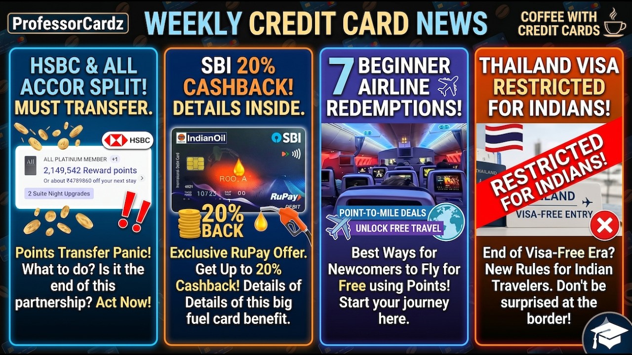 Weekly Credit Card News  | Accor x HSBC is hilarious | HDFC Sends Limit Increase