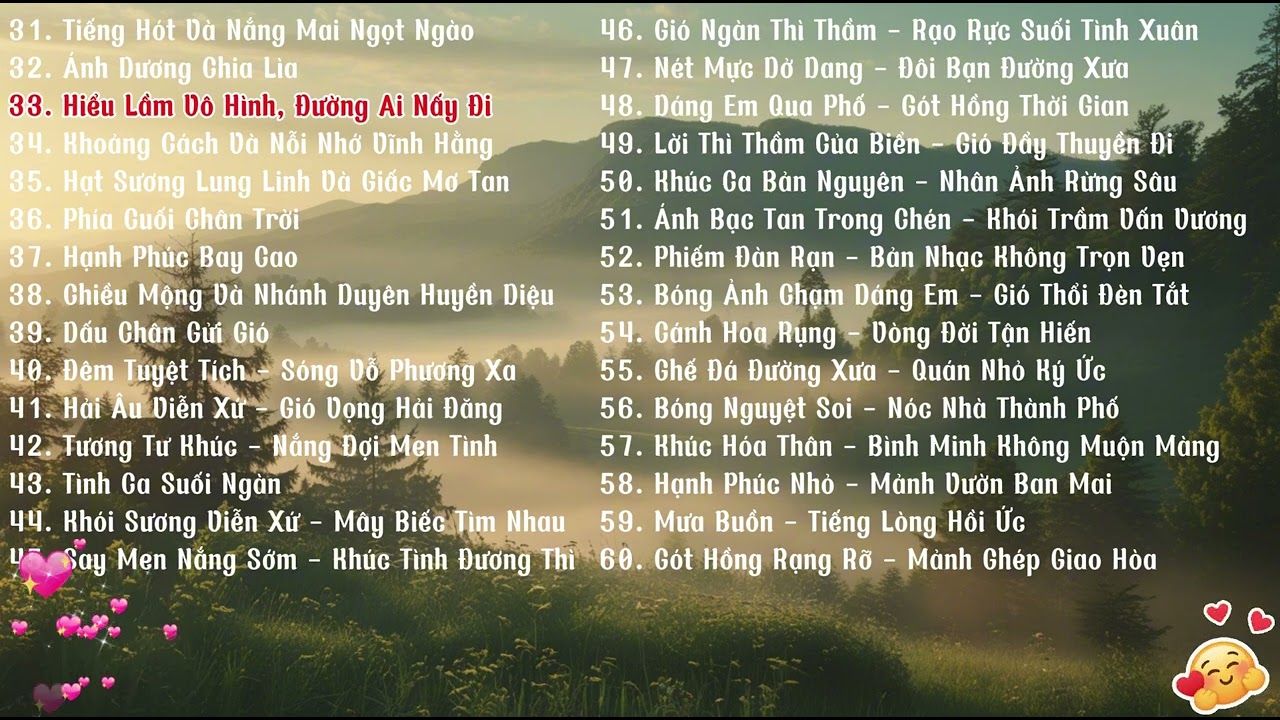 [31-60 Style 2] Nhạc trữ tình
