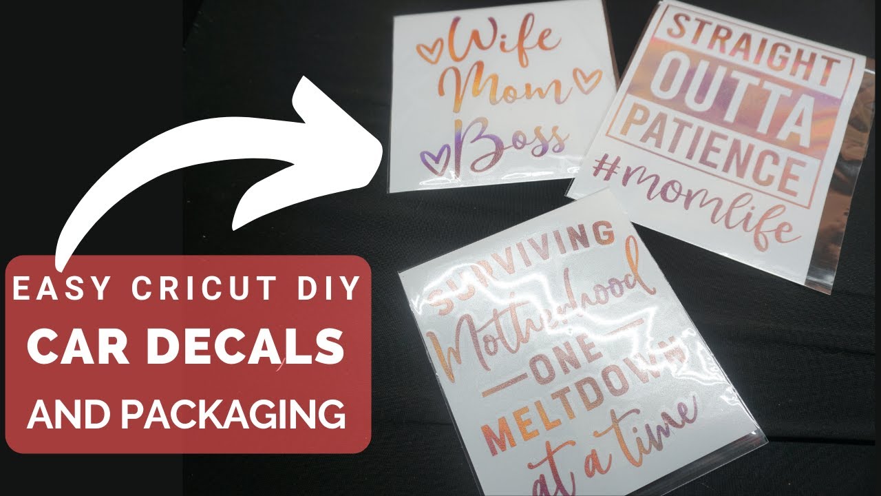 Наклейка на автомобиль своими руками с помощью машины Cricut — и как упаковать для продажи