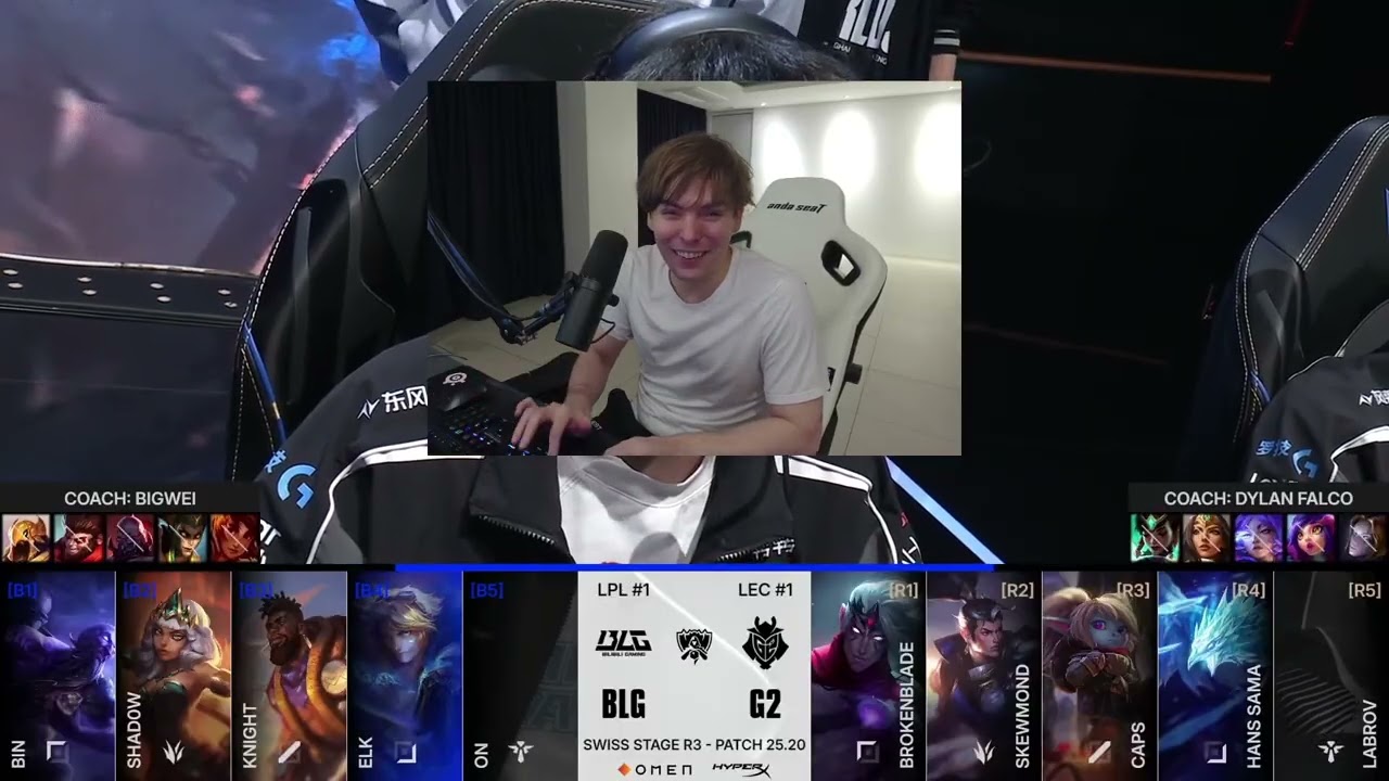 LS reacts to BLG G2 Anivia draft