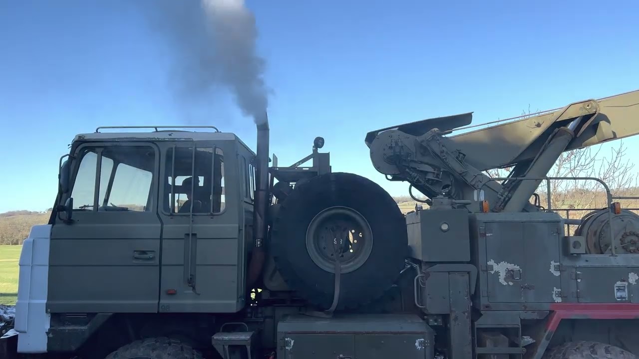 Foden Wrecker Cold Start