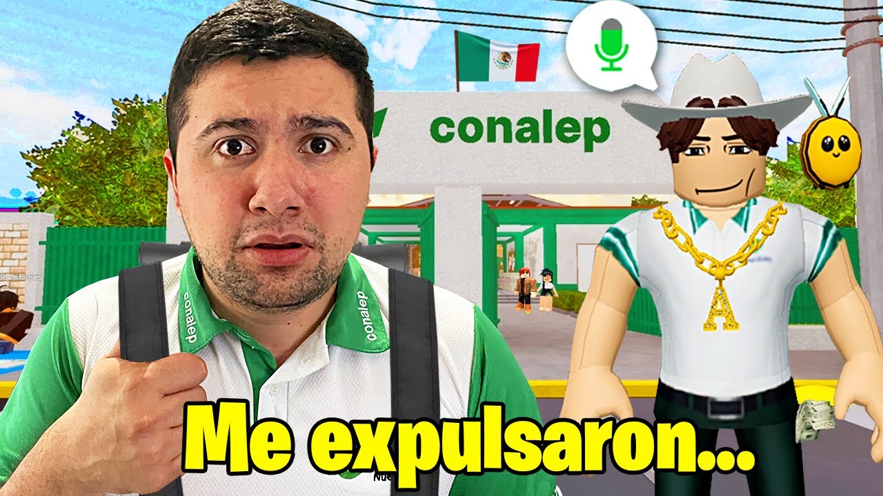 VOLVÍ a la ESCUELA y me EXPULSARON XD (me pelié 😂) - ROBLOX