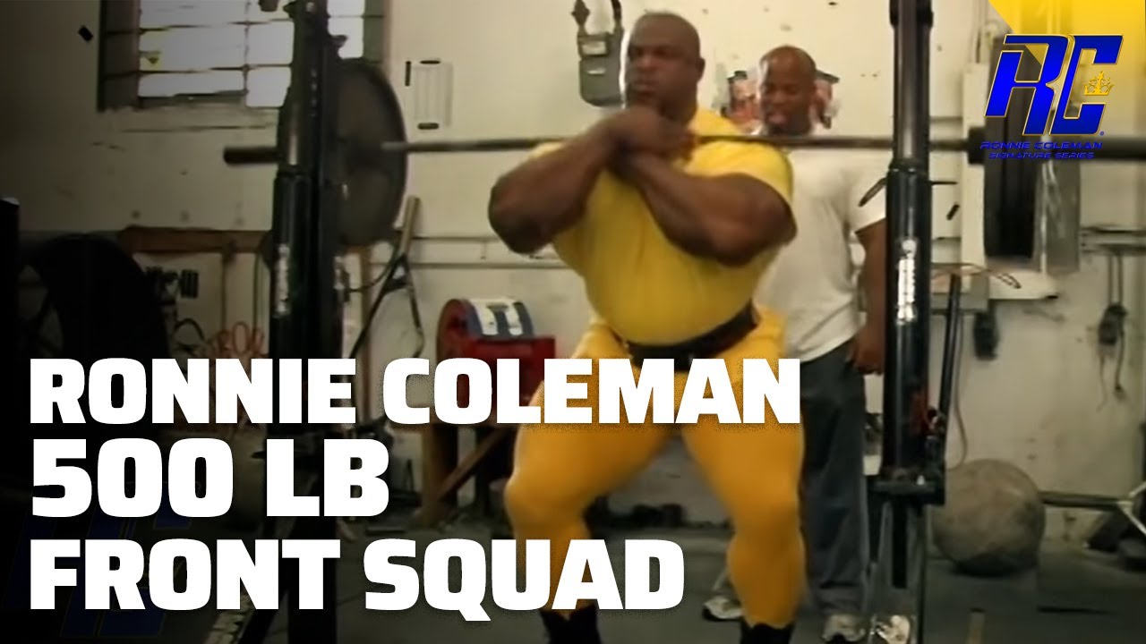 Ronnie Coleman 500lb Front Squat 2006 Mr. Olympia Leg Workout | 1080 HD | Ronnie Coleman