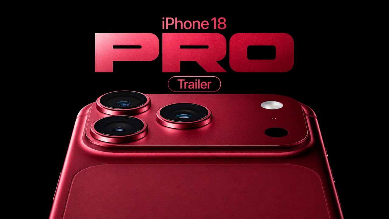 iPhone 18 Pro Max: официальный трейлер дизайна и презентация