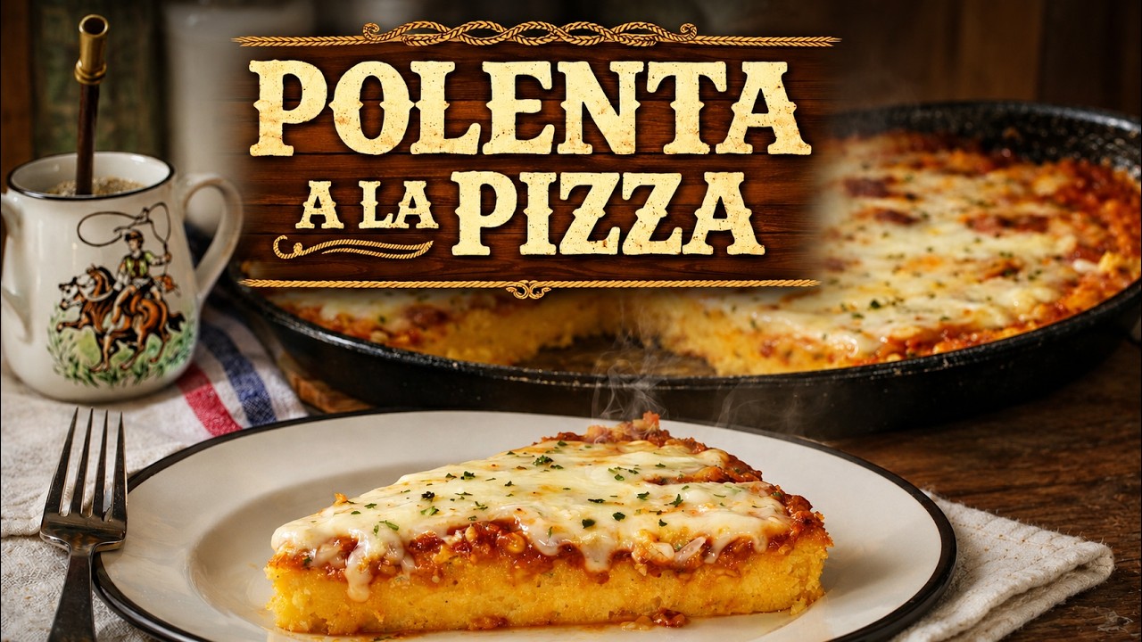Polenta a la Pizza 🍕 | Una Receta Rápida, Rica y Bien Casera  #CocinaCasera  🌽🍲🏡✨