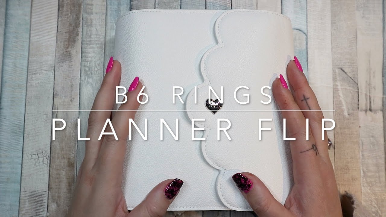 B6 RINGS AURA ESTELLE CLOUD | PLANNER FLIP