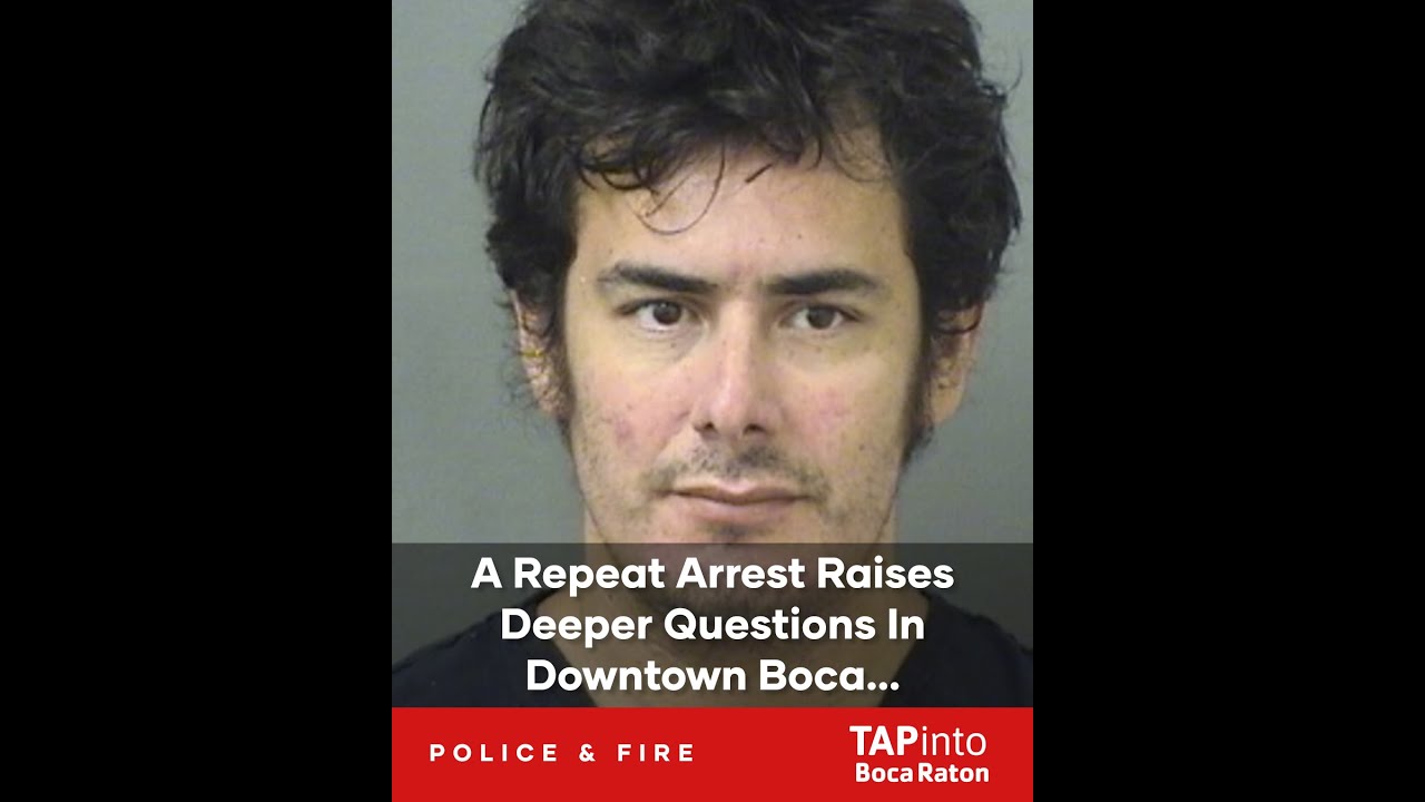 A Downtown Boca Raton homeless man has been charged again #shorts