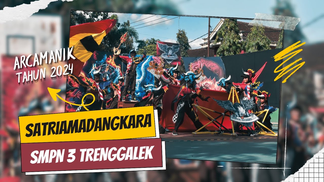 BERAKSI DENGAN SEJUTA KREASI!!!! YEL-YEL PRAMUKA SMPN 3 TRENGGALEK | ARCAMANIK VI