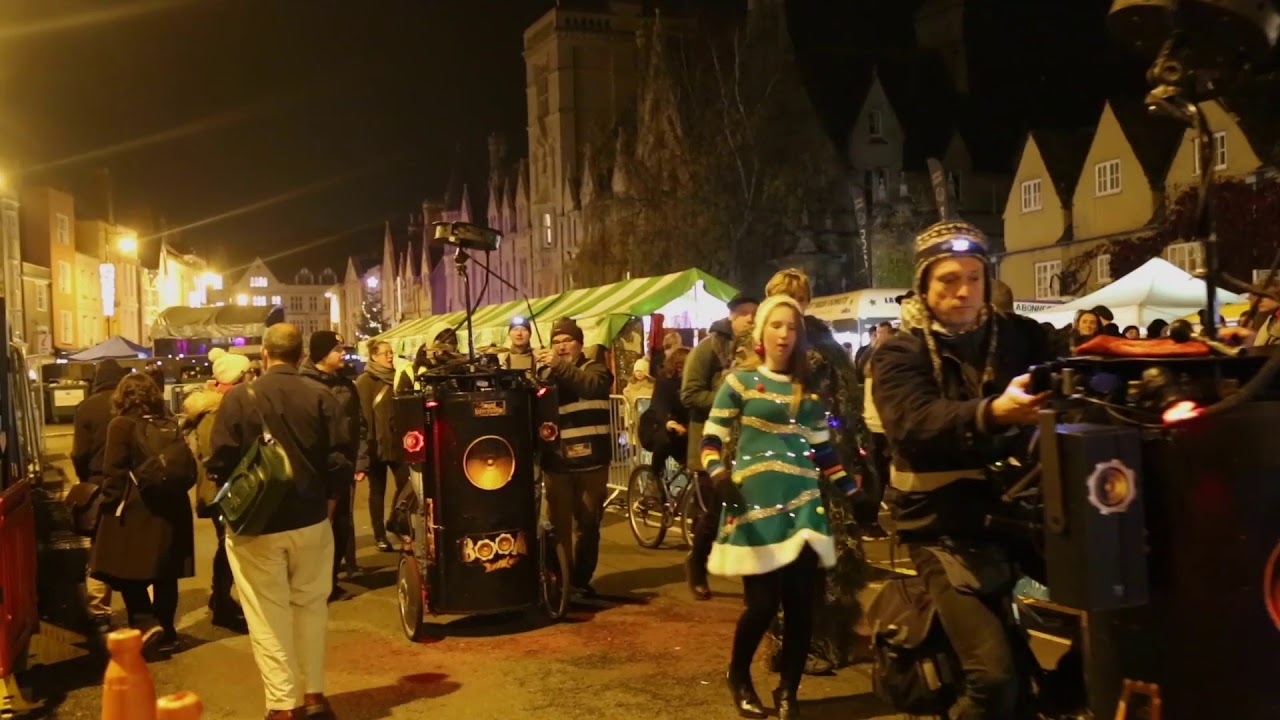 iCreative Boom Bike - Oxford Christmas Light Festival 2018