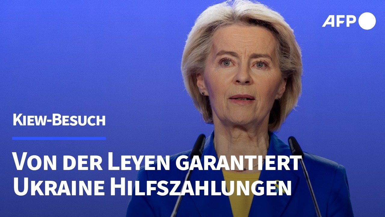 Von der Leyen verspricht Ukraine Kredit - trotz ungarischer Blockade | AFP