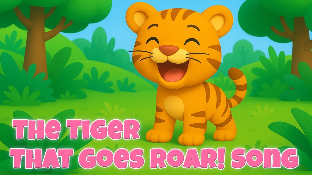 The Tiger That Goes Roar 🐅 | Fun Animal Song for Toddlers and Kids