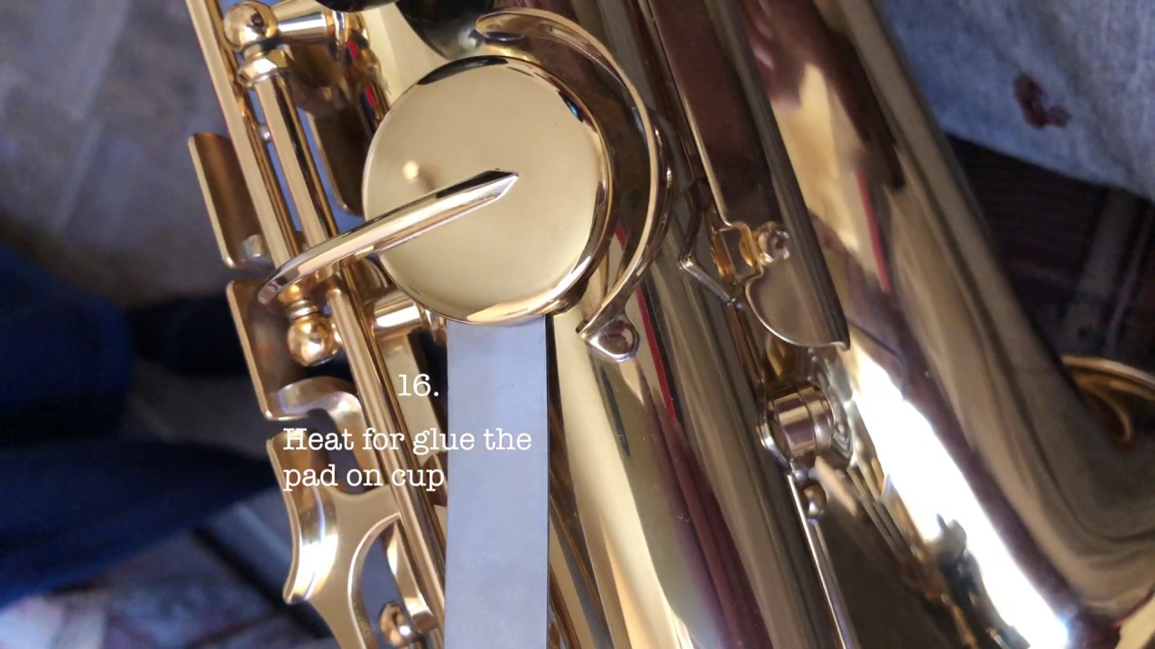 Change saxophone pads at home