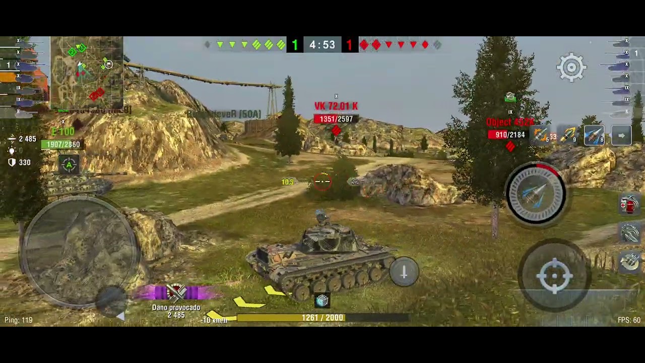 Como anda o T110E4? (Consegui uma maestria suspeitíssima...) | WOT Blitz Gameplay 